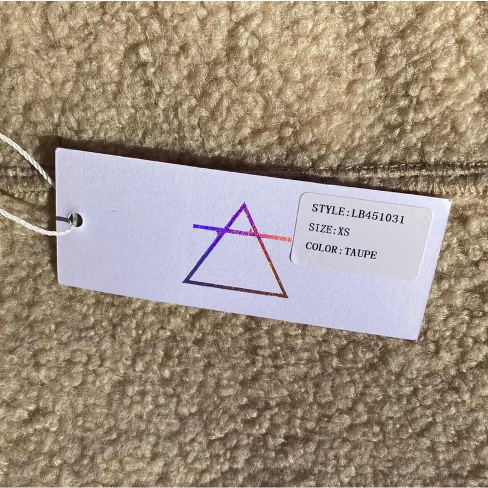 HP✨NWT SAGE the Label Rustic Heart Biker Faux Leather Moto Long Sleeve Jacket XS - Picture 9 of 16